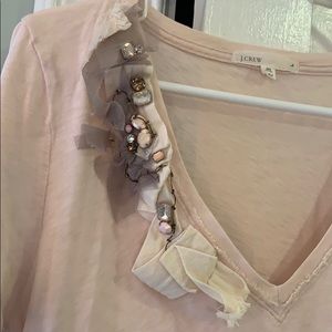 J. Crew Tops - J Crew Dressy Tee J. Crew Tops - J Crew Dressy Tee